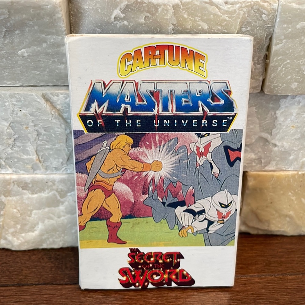 Vintage Car-Tune Cassettes Masters Of The Universe Secret of the Sword